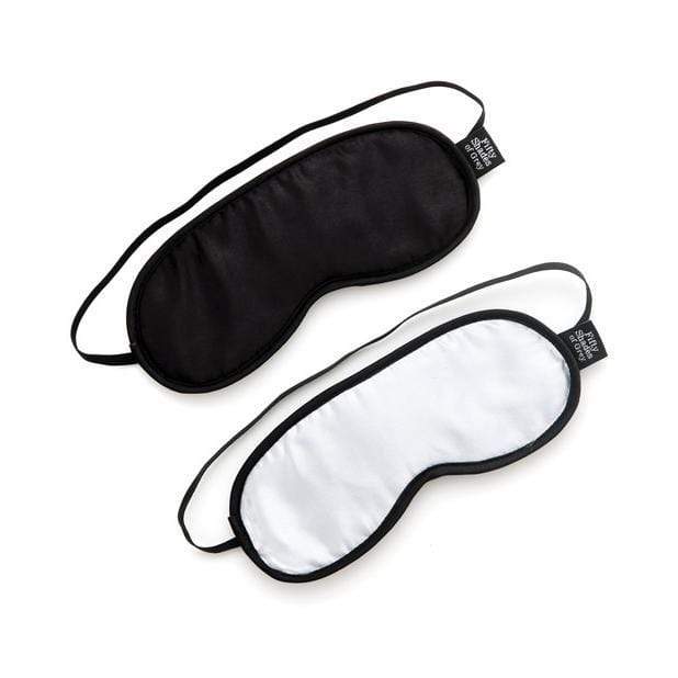 Fifty Shades of Grey - No Peeking Soft Blindfold Set Twin Pack (Multi Colour) - Mask (Blind) Durio.sg