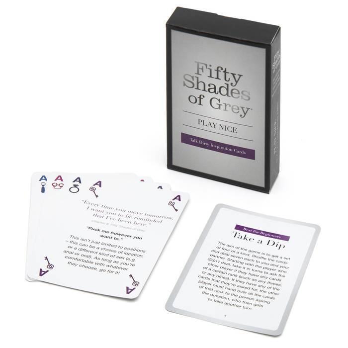 Fifty Shades of Grey - Play Nice Talk Dirty Inspiration Card Game - Games Durio.sg