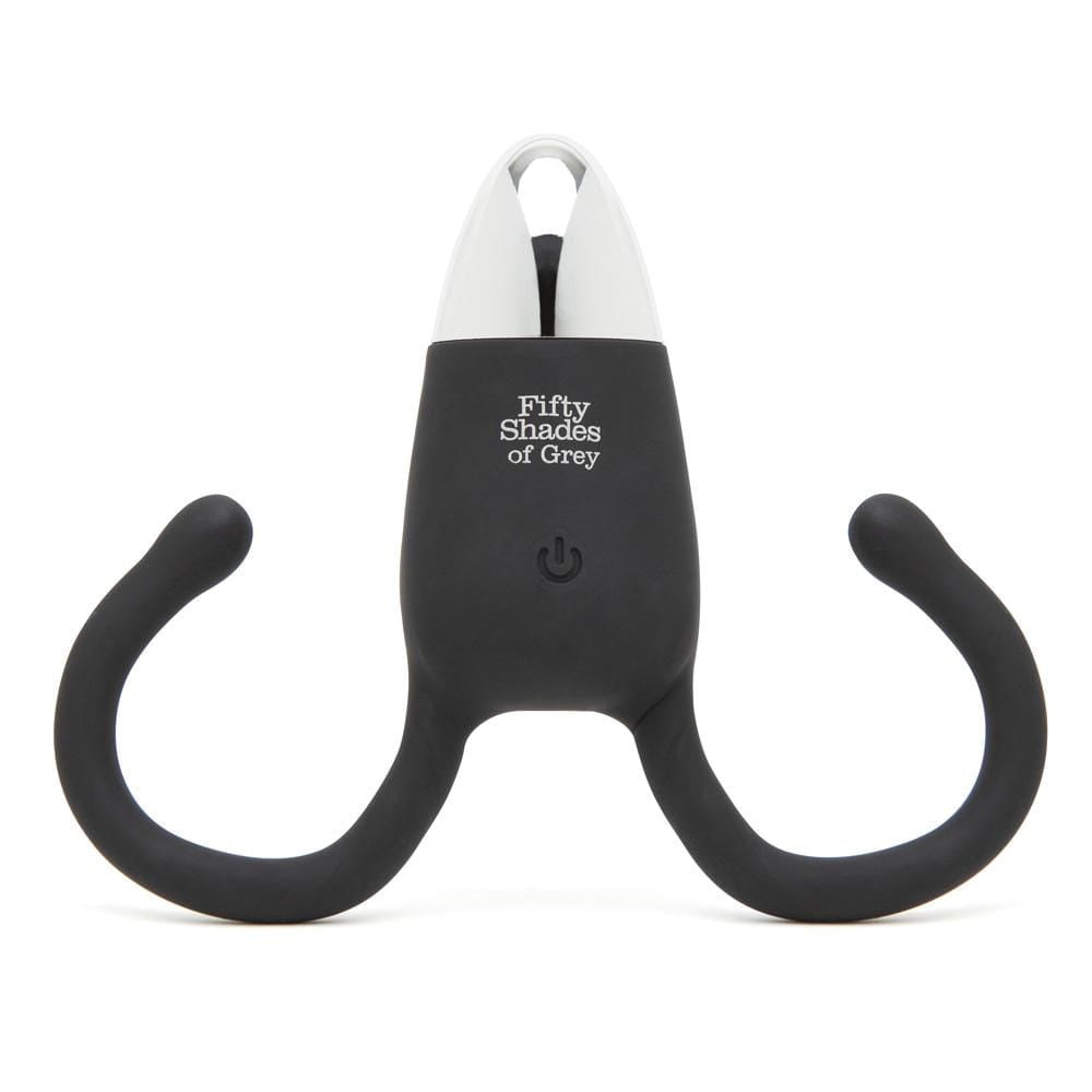 Fifty Shades of Grey - Relentless Vibrations Remote Control Couple's Vibrator (Black) - Couple's Massager (Vibration) Rechargeable Durio.sg