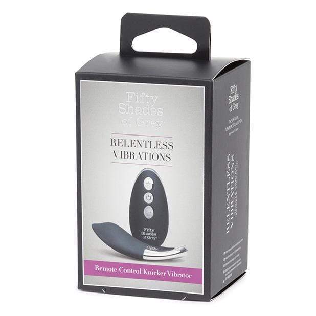 Fifty Shades of Grey - Relentless Vibrations Remote Control Panty Vibrator (Black) - Panties Massager Remote Control (Vibration) Rechargeable Durio.sg