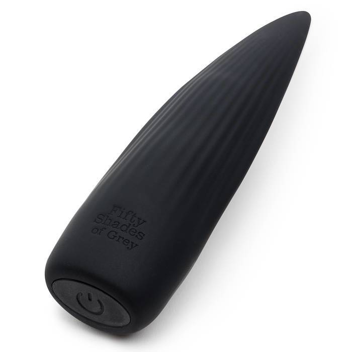 Fifty Shades of Grey - Sensation Rechargeable Flickering Tongue Vibrator (Black) - Clit Massager (Vibration) Rechargeable Durio.sg