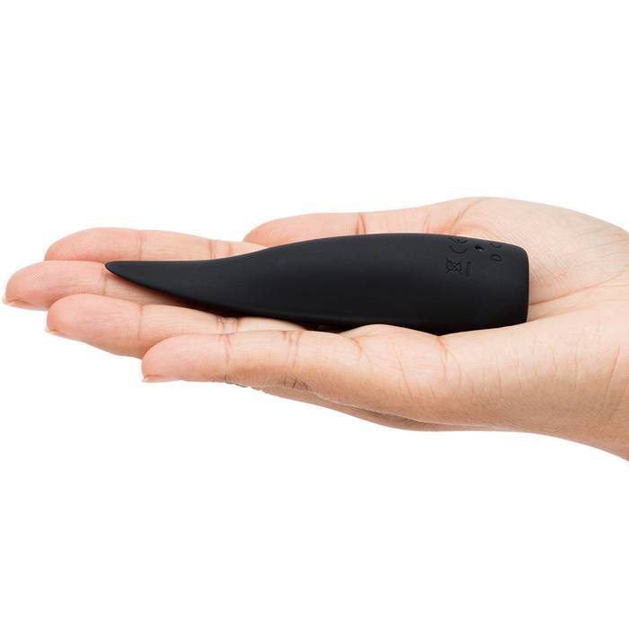 Fifty Shades of Grey - Sensation Rechargeable Flickering Tongue Vibrator (Black) - Clit Massager (Vibration) Rechargeable Durio.sg