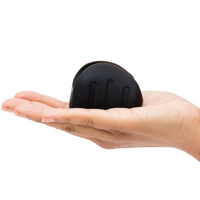 Fifty Shades of Grey - Sensation Rechargeable Male Vibrator Stroker Masturbator (Black) - Masturbator Soft Stroker (Vibration) Rechargeable Durio.sg