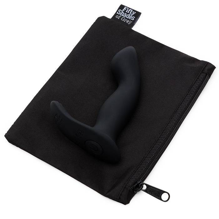 Fifty Shades of Grey - Sensation Rechargeable P-Spot Vibrator (Black) - Prostate Massager (Vibration) Rechargeable Durio.sg