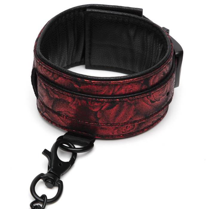 Fifty Shades of Grey - Sweet Anticipation Ankle Cuffs BDSM (Red) - Hand/Leg Cuffs Durio.sg