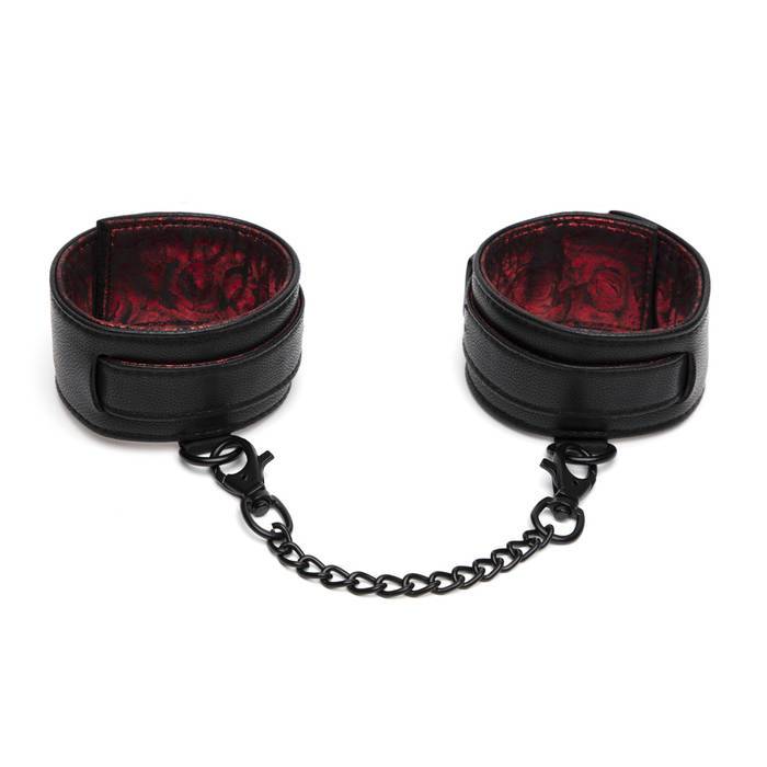 Fifty Shades of Grey - Sweet Anticipation Ankle Cuffs BDSM (Red) - Hand/Leg Cuffs Durio.sg