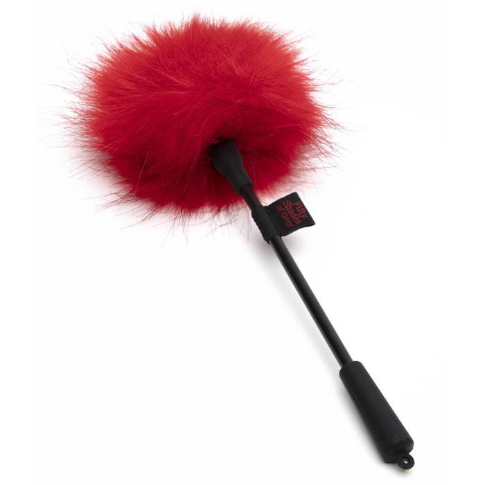 Fifty Shades of Grey - Sweet Anticipation Faux Feather Tickler BDSM (Red) - Tickler Durio.sg