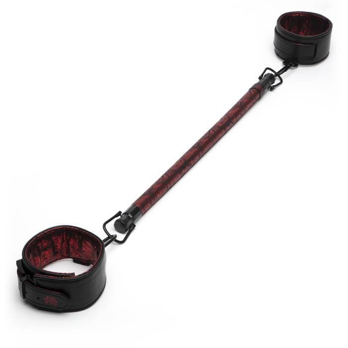 Fifty Shades of Grey - Sweet Anticipation Spreader Bar with Cuffs BDSM (Red) - BDSM (Others) Durio.sg
