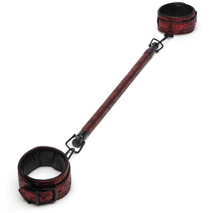 Fifty Shades of Grey - Sweet Anticipation Spreader Bar with Cuffs BDSM (Red) - BDSM (Others) Durio.sg