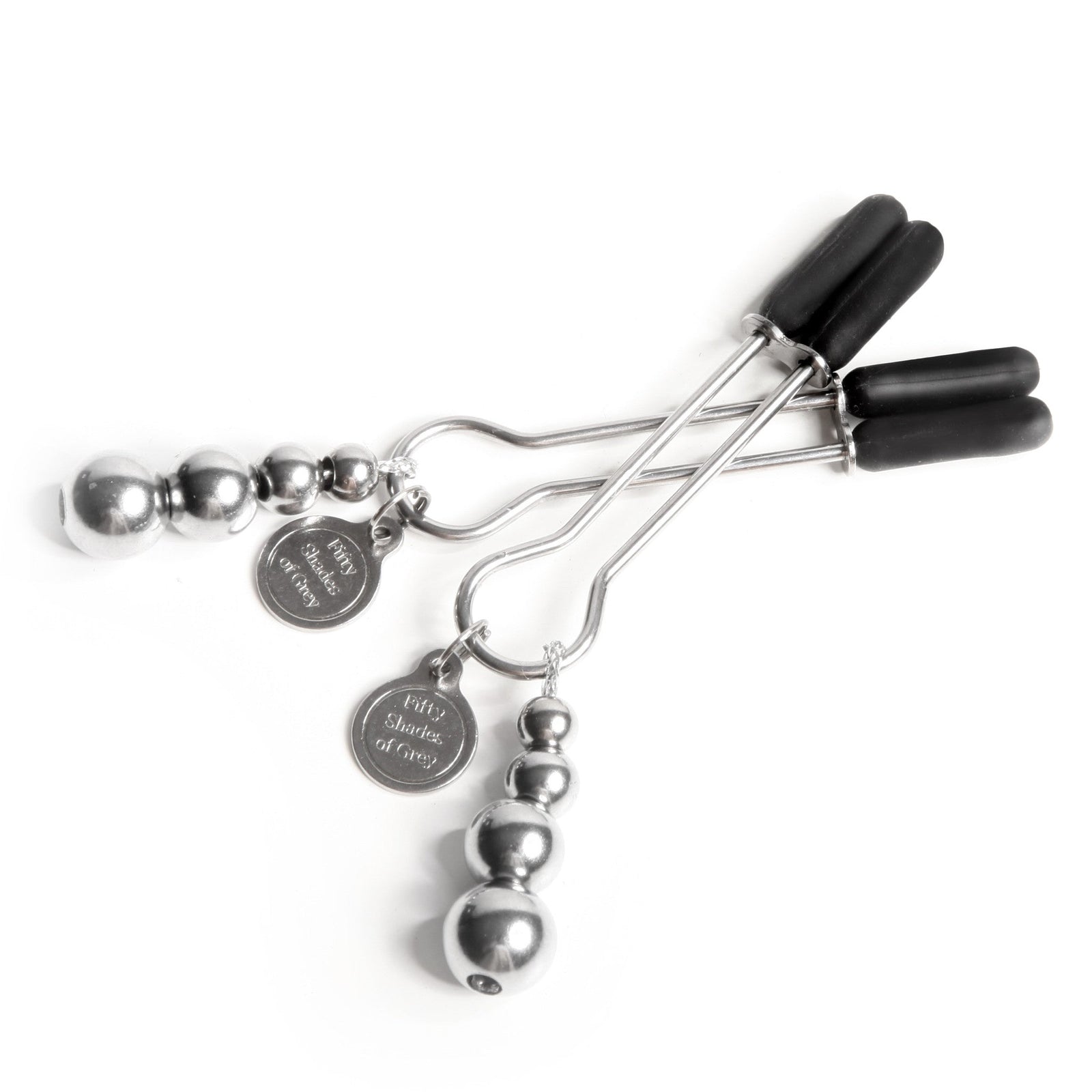 Fifty Shades of Grey - The Pinch Adjustable Nipple Clamps - Nipple Clamps (Non Vibration) Durio.sg