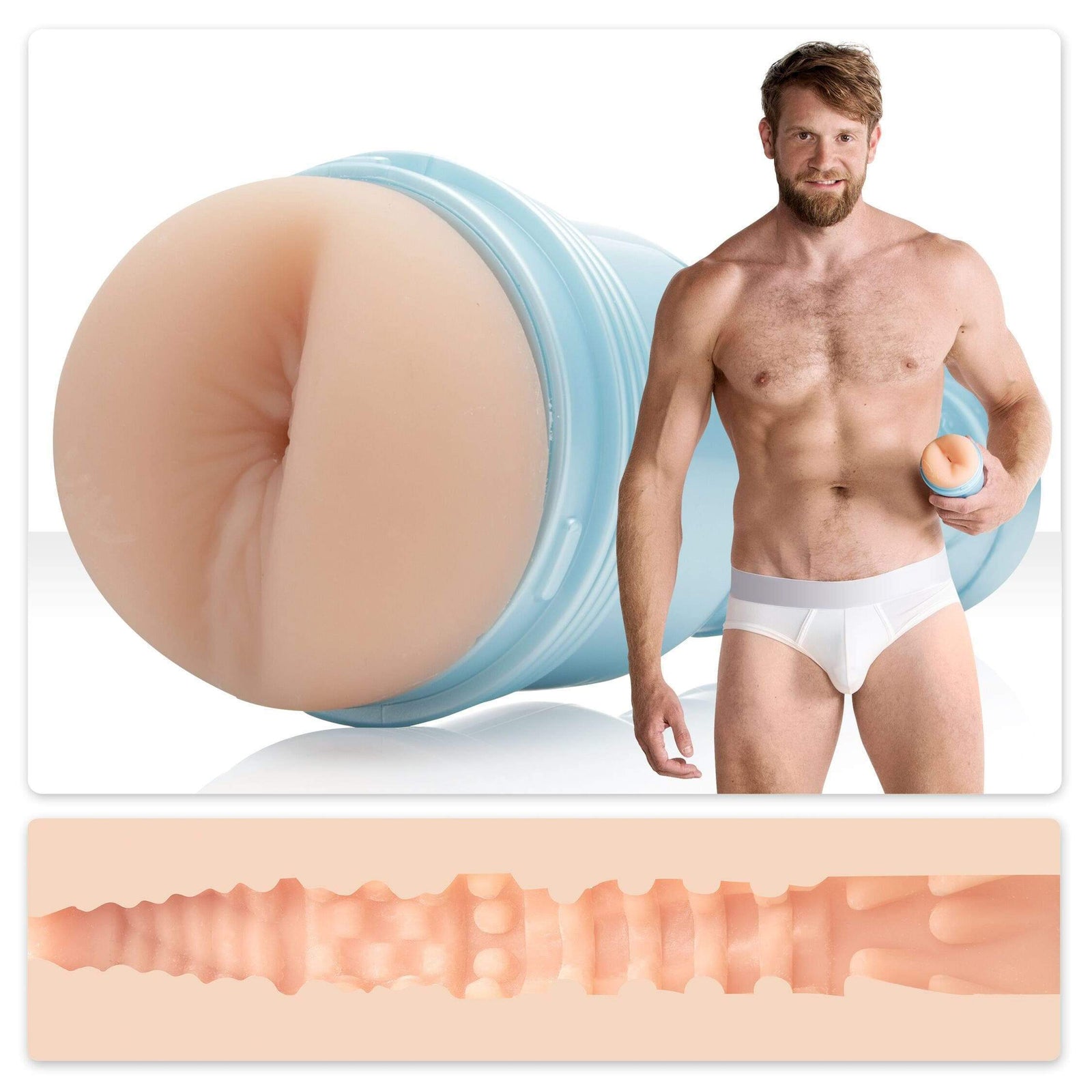 Fleshlight - Fleshjack Boys Colby Keller Masturbator Ass (Lumberjack) - Masturbator Gay Ass (Non Vibration) Durio.sg