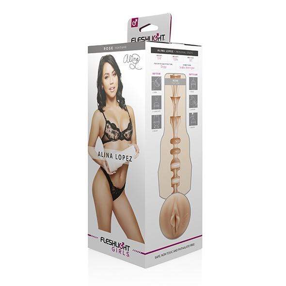 Fleshlight - Fleshlight Girls Alina Lopez Lotus Masturbator (Rose) - Masturbator Vagina (Non Vibration) Durio.sg