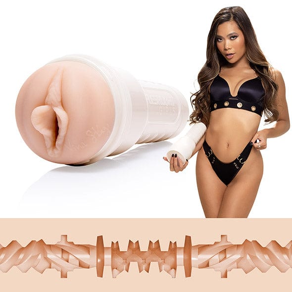 Fleshlight - Fleshlight Girls Vina Sky Exotica Masturbator (Beige) - Masturbator Vagina (Non Vibration) Durio.sg