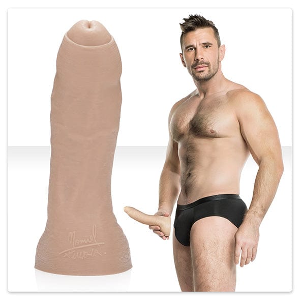 Fleshlight - Fleshlight Guys Manuel Ferrara Dildo (Beige) - Realistic Gay Dildo w/o suction cup (Non Vibration) Durio.sg
