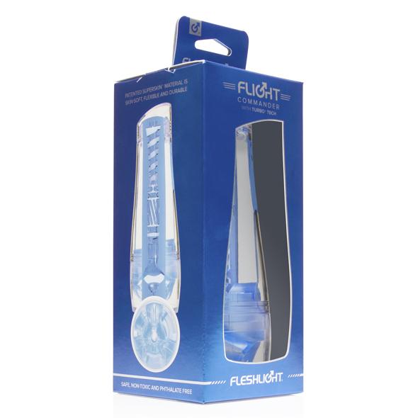 Fleshlight - Flight Commander Masturbator (Blue) - Masturbator Mouth (Non Vibration) Durio.sg