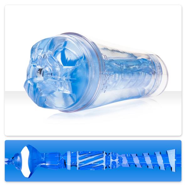 Fleshlight - Flight Commander Masturbator (Blue) - Masturbator Mouth (Non Vibration) Durio.sg
