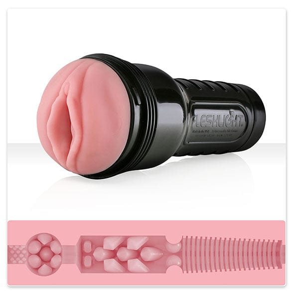 Fleshlight - Pink Lady Destroya Masturbator (Beige) - Masturbator Vagina (Non Vibration) Durio.sg