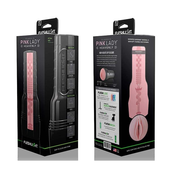 Fleshlight - Pink Lady Heavenly Masturbator (Beige) - Masturbator Vagina (Non Vibration) Durio.sg