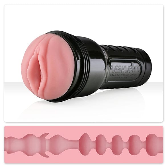 Fleshlight - Pink Lady Mini Lotus Masturbator (Beige) - Masturbator Vagina (Non Vibration) Durio.sg