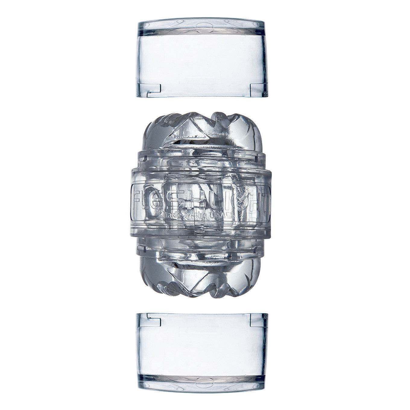 Fleshlight - Quickshot Vantage Clear Sleeve Masturbator - Masturbator Soft Stroker (Non Vibration) Durio.sg