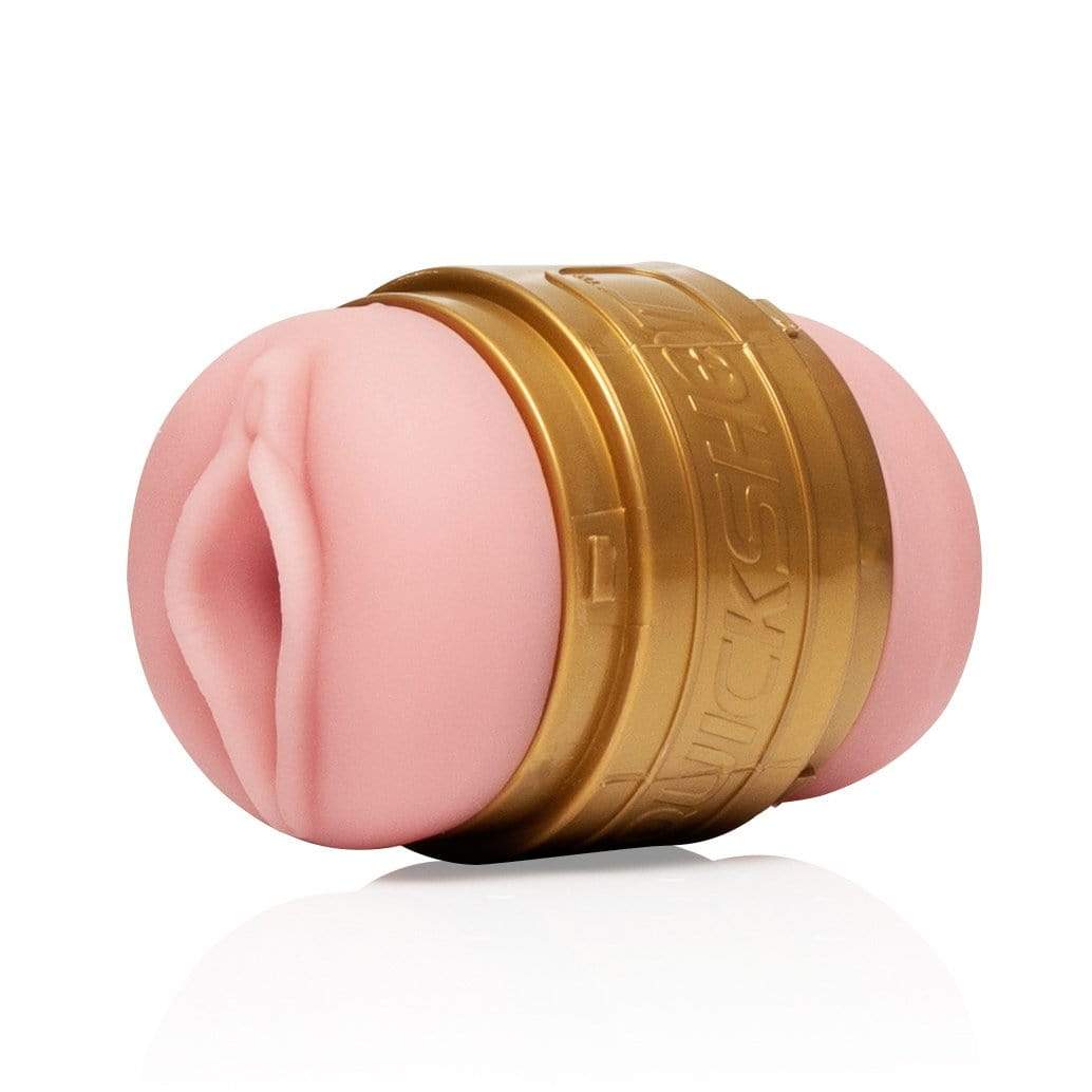 Fleshlight - Stamina Training Unit Quickshot Lady & Butt Masturbator (Beige) - Masturbator Vagina (Non Vibration) Durio.sg