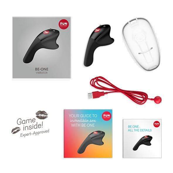 Fun Factory - Be One Rechargeable Finger Vibrator (Black) - Clit Massager (Vibration) Rechargeable Durio.sg