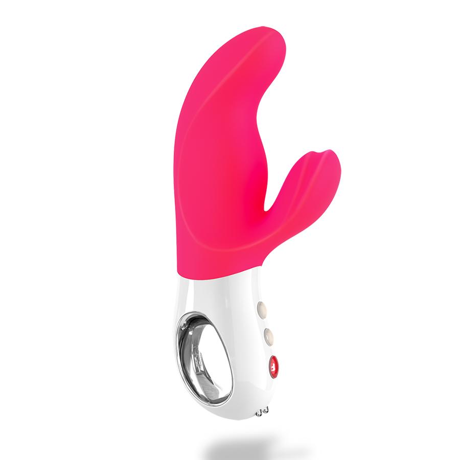 Fun Factory - Miss Bi Rabbit Vibrator (Pink/White) - Rabbit Dildo (Vibration) Rechargeable Durio.sg