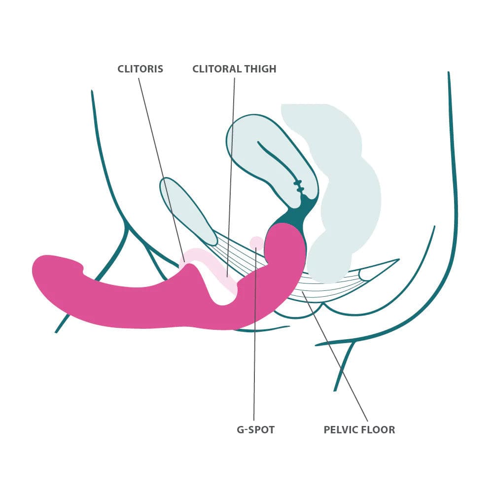 Fun Factory - Share Lite Double Dildo (Blackberry) - Double Dildo (Non Vibration) Durio.sg