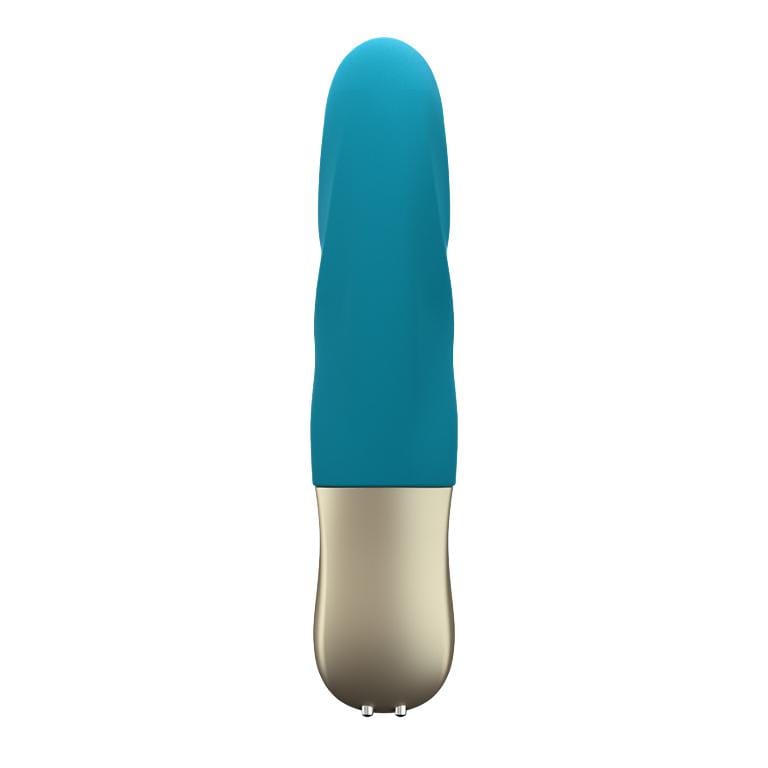 Fun Factory - Stronic Petite Thrusting G Spot Vibrator (Deep Sea Blue) - G Spot Dildo (Vibration) Rechargeable Durio.sg