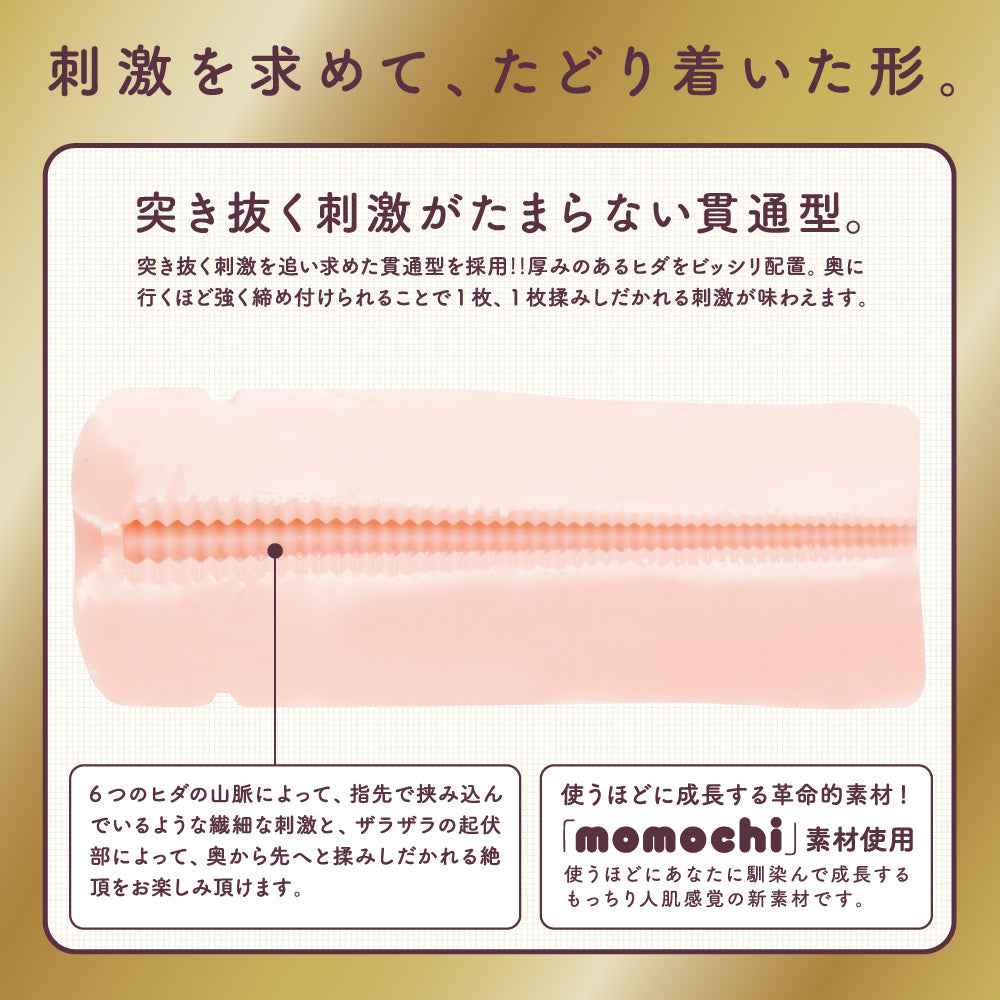 G Project - Expert Hole Penetration Momochi Masturbator Onahole (Beige) - Masturbator Vagina (Non Vibration) Durio.sg