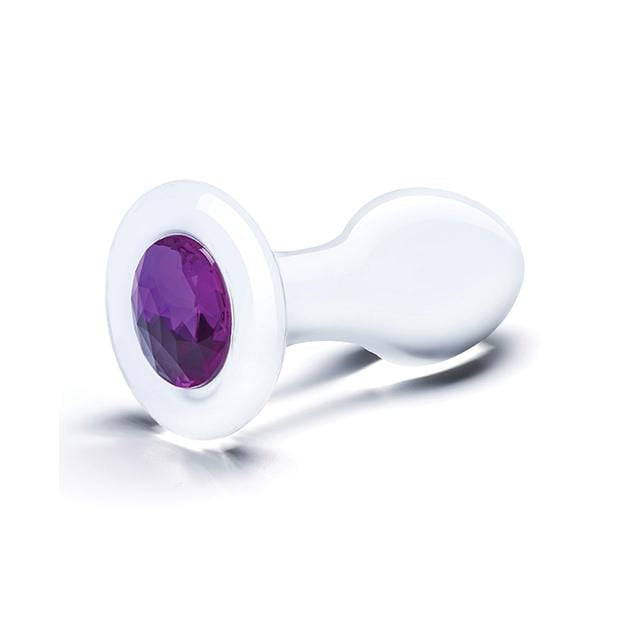 Glas - Bling Bling Glass Butt Plug 3.5" (Clear) - Glass Anal Plug (Non Vibration) Durio.sg