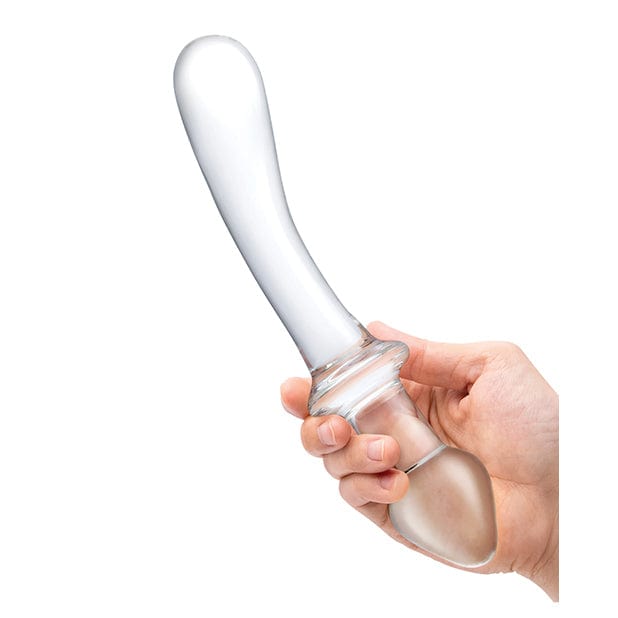 Glas - Classic Curved Dual Ended Glass Dildo 9" (Clear) - Glass Dildo (Non Vibration) Durio.sg