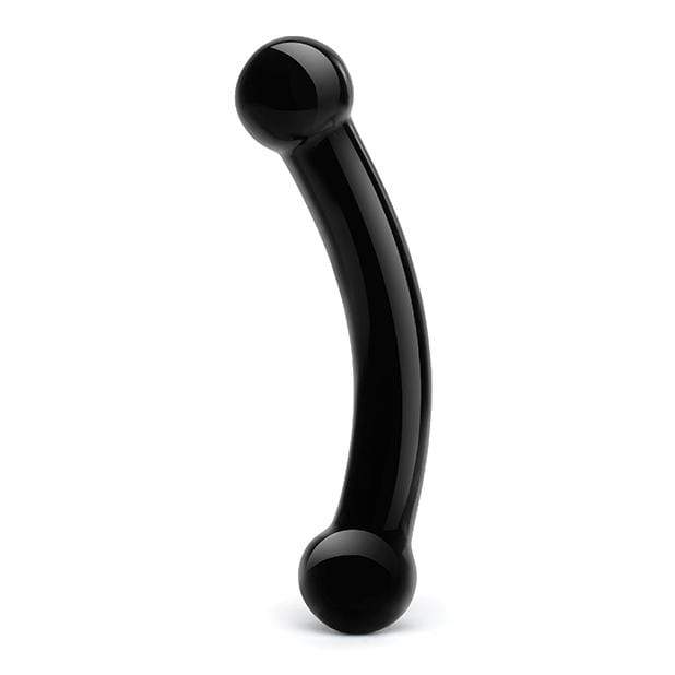 Glas - Double Bull Glass Dildo (Black) - Glass Dildo (Non Vibration) Durio.sg