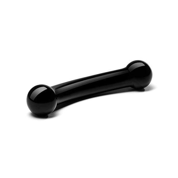 Glas - Double Bull Glass Dildo (Black) - Glass Dildo (Non Vibration) Durio.sg