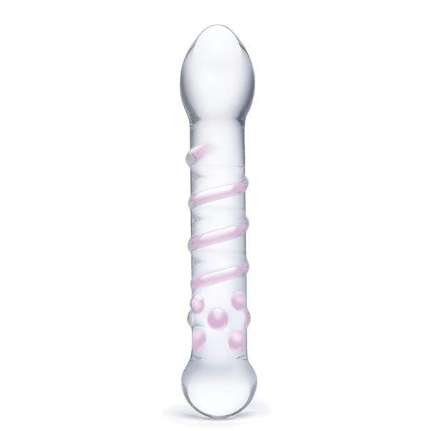 Glas - Spiral Staircase Full Tip Glass Dildo (Clear) - Glass Dildo (Non Vibration) Durio.sg