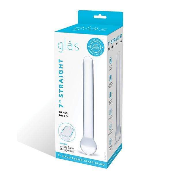 Glas - Straight Glass Dildo 7" (Clear) - Glass Dildo (Non Vibration) Durio.sg