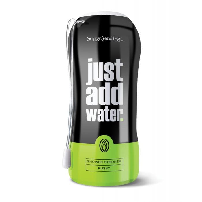 Happy Ending - Just Add Water Shower Stroker Pussy Cup Masturbator (Tan) - Masturbator Soft Stroker (Non Vibration) Durio.sg