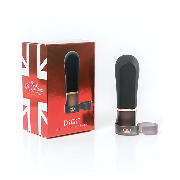Hot Octopuss - Digit Finger Vibe Vibrator (Black) - Clit Massager (Vibration) Rechargeable Durio.sg