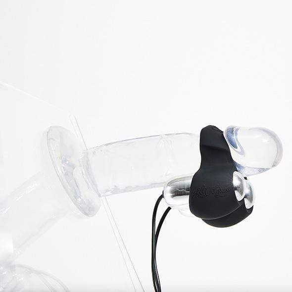 Hot Octopuss - Jett Cock Sleeve with Trible and Bass Technology (Black) - Silicone Cock Ring (Vibration) Non Rechargeable Durio.sg
