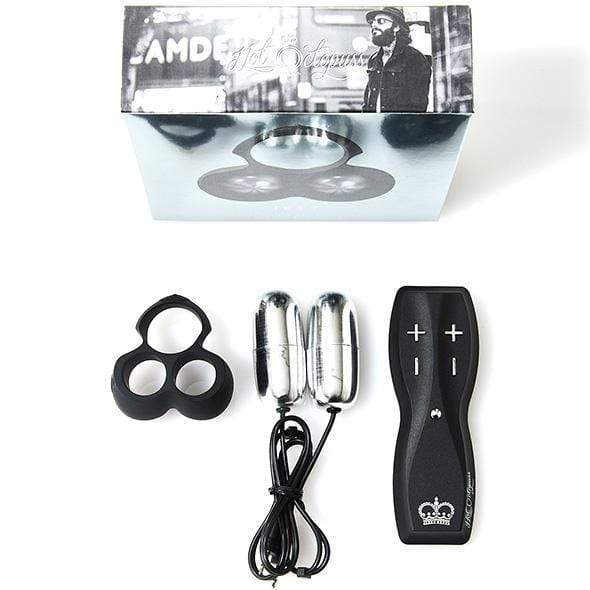 Hot Octopuss - Jett Cock Sleeve with Trible and Bass Technology (Black) - Silicone Cock Ring (Vibration) Non Rechargeable Durio.sg