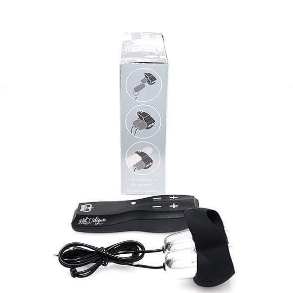 Hot Octopuss - Jett Cock Sleeve with Trible and Bass Technology (Black) - Silicone Cock Ring (Vibration) Non Rechargeable Durio.sg