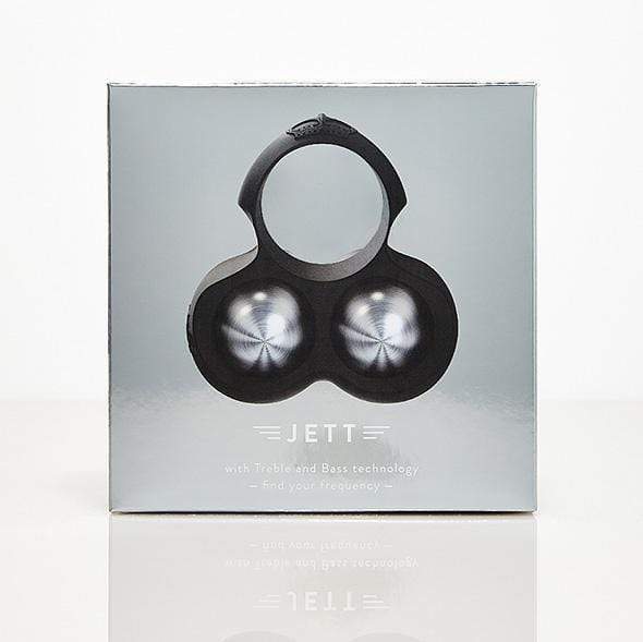 Hot Octopuss - Jett Cock Sleeve with Trible and Bass Technology (Black) - Silicone Cock Ring (Vibration) Non Rechargeable Durio.sg