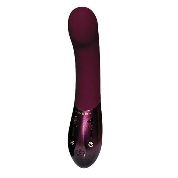 Hot Octopuss - Kurve G Spot Vibe With Treble and Bass Technology (Red) - G Spot Dildo (Vibration) Rechargeable Durio.sg