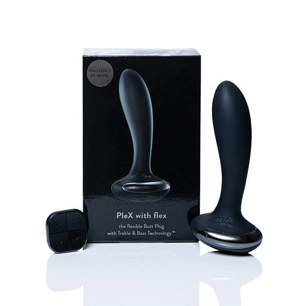 Hot Octopuss - PleX with Flex Remote Control Butt Plug (Black) - Remote Control Anal Plug (Vibration) Rechargeable Durio.sg