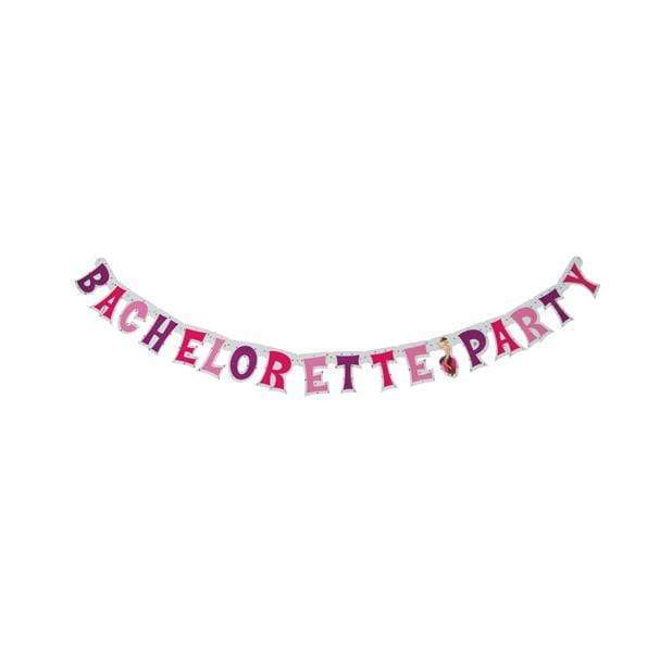 Hott Products - Bachelorette Party Letter Banner (Multi Colour) - Bachelorette Party Novelties Durio.sg