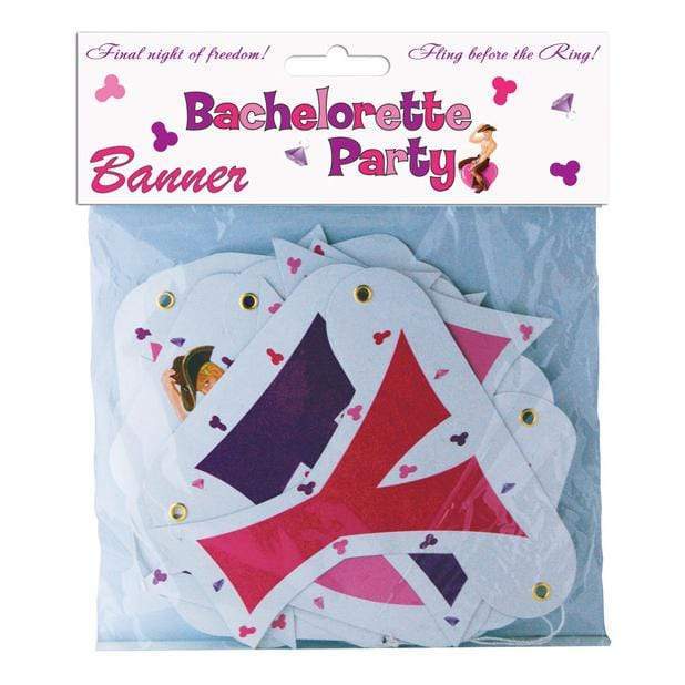 Hott Products - Bachelorette Party Letter Banner (Multi Colour) - Bachelorette Party Novelties Durio.sg