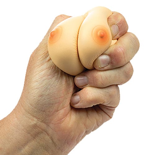 Hott Products - Stress Relief Breast Squishy Toy Fun Gift (Beige) - Party Novelties Durio.sg