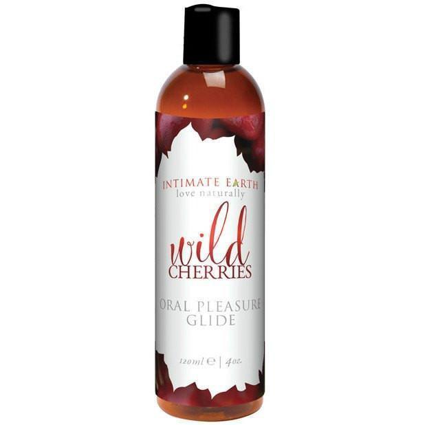 Intimate Earth - Lubricant Wild Cherries 120 ml (Red) - Warming Lube Durio.sg