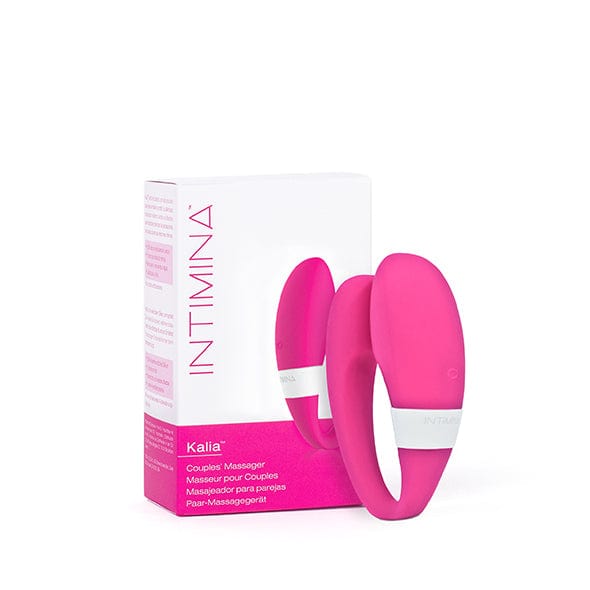 Intimina - Kalia Couples Massager Vibrator (Pink) - Couple's Massager (Vibration) Rechargeable Durio.sg