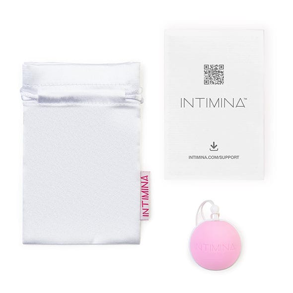 Intimina - Laselle Weighted Kegel Exerciser 28g (Pink) - Kegel Balls (Non Vibration) Durio.sg